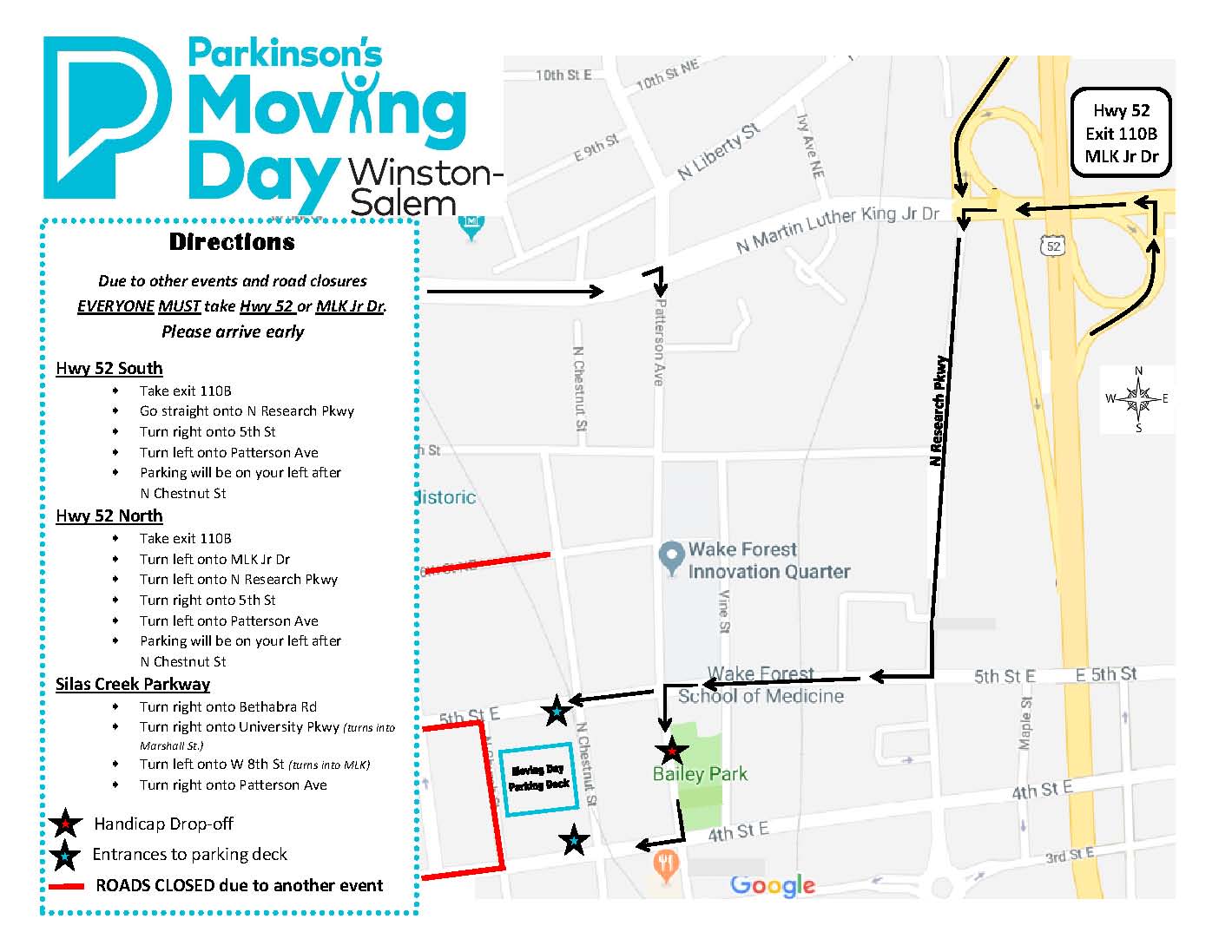 MDWinston2018parking map - Moving Day