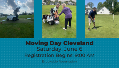 Tee-off at Moving Day Cleveland